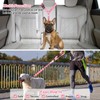 BWOGUE 2 Piece Dog Seat Belt for Car with Elastic