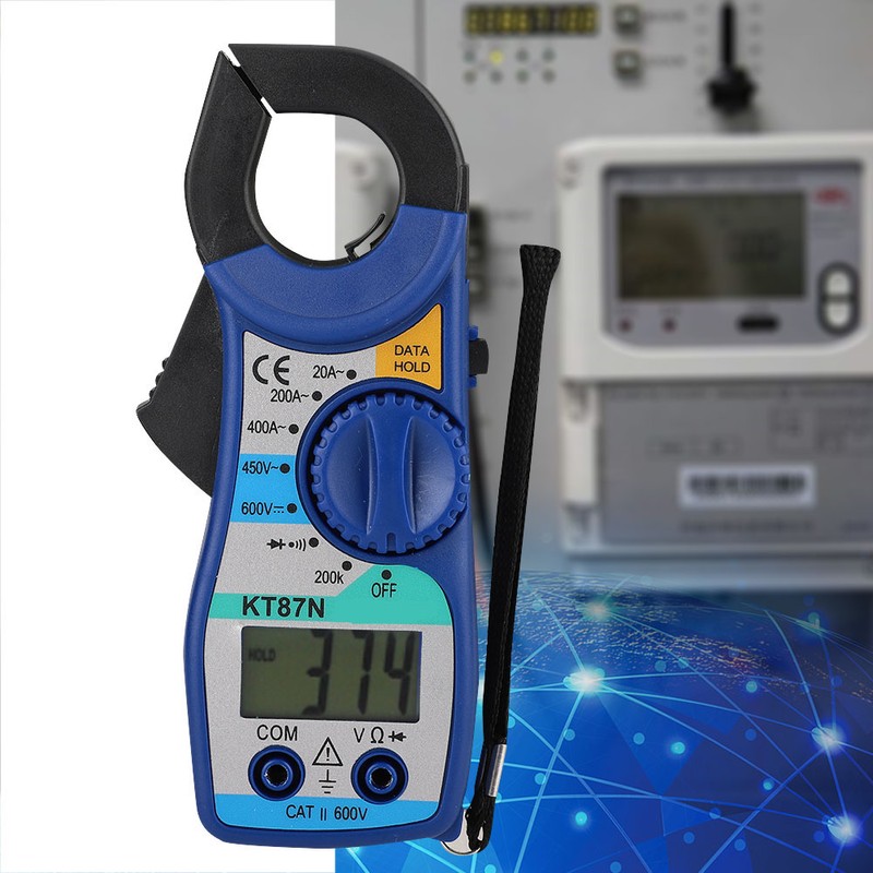KT87N 600V/450V DC/AC Digital Clamp Meter 20-400A Ammeter Digital Multimeter
