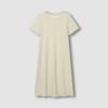 JAJU [JAJU] Soft Short Sleeve Pajama Dress_Light Beige