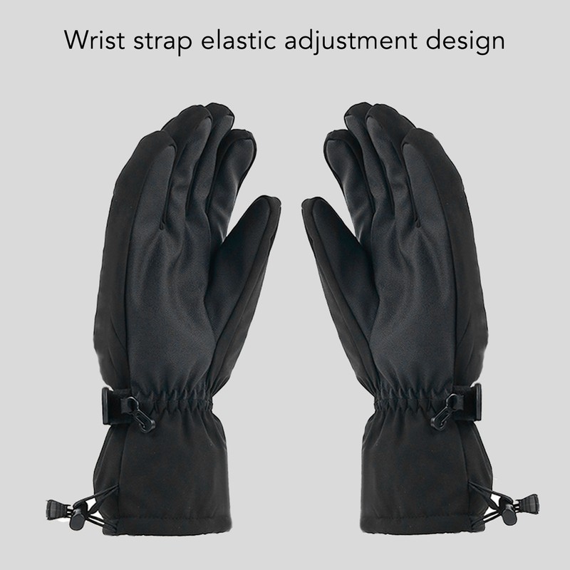 Heated Gloves Skiing Snowboarding Electric Battery Heated Gloves with 3