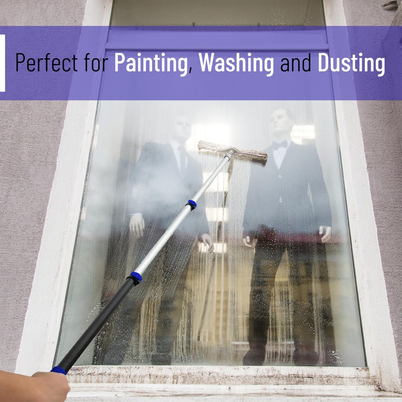 Bates- Extension Pole, 2.4 to 6 Ft Pole, Dark Blue,