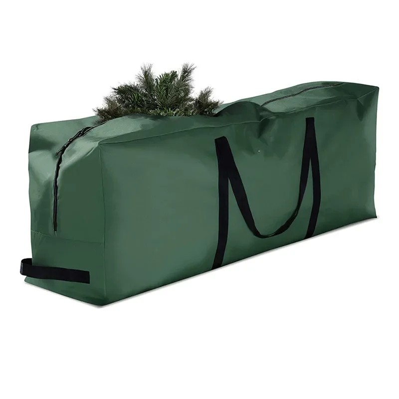 Large Christmas Tree Storage Bag 122x51x38cm – Foldable Black Oxford