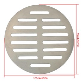 FMHXG Stainless Steel Round Floor Drain Cover 5 Inch Thickened 125MM Universal Balcony Drainage Net Odor Proof Floor Drain for Small Lawns Bathroom Cover Plates Kitchen Floor Drains Fast Drainage