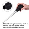 2 PcsTurkey Baster, Chicken Turkey Poultry Meat BBQ Baster Syringe