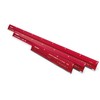 Transotype 17803006 Aluminium Cutting Ruler Red