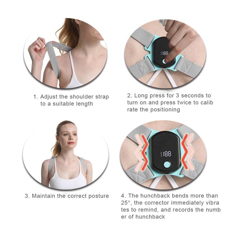 Posture Corrector for Men and Women Posture Trainer with Smart