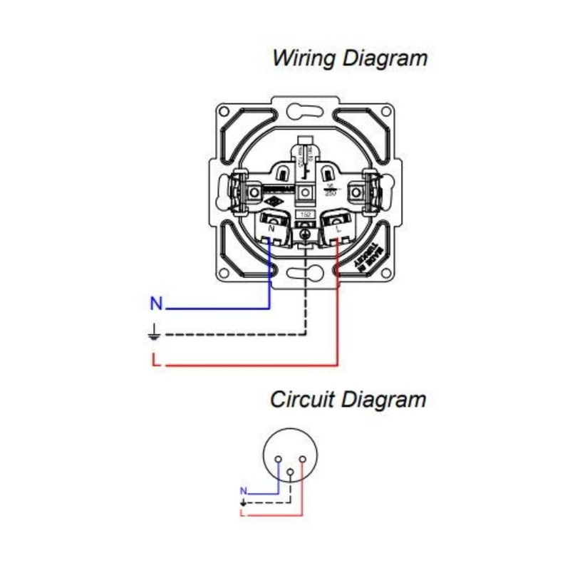 Flush-Mounted Socket, Cover, Plug-In Terminal, All-in-One, Series M1 Pure White