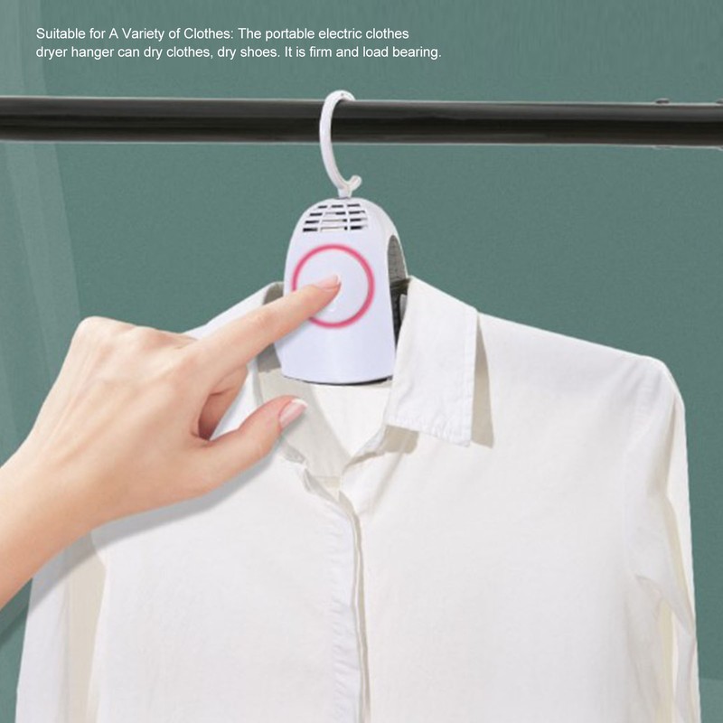 Portable Travel Electric Clothes Dryer Hanger Smart Shoes Clothes Rack