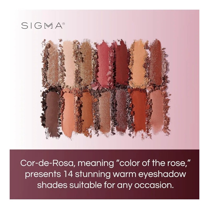 Sigma Cor De Rosa Eyeshadow Palette | Paleta De Sombras