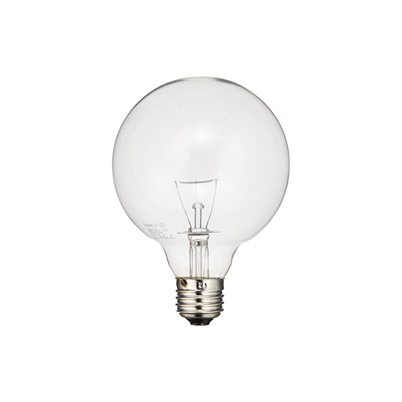 Ohm Electric Ball Ball, Long Life Type (G95/100W/Clear/E26)