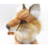 HANSA Lying Fox Plush, Red
