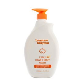 Lovercare Babymac 2-in-1 Head & Body Wash Tear Free 33.8 Fl.oz