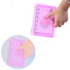 A5 Ring Binder Cover Transparent Soft PVC 6 Holes Ring