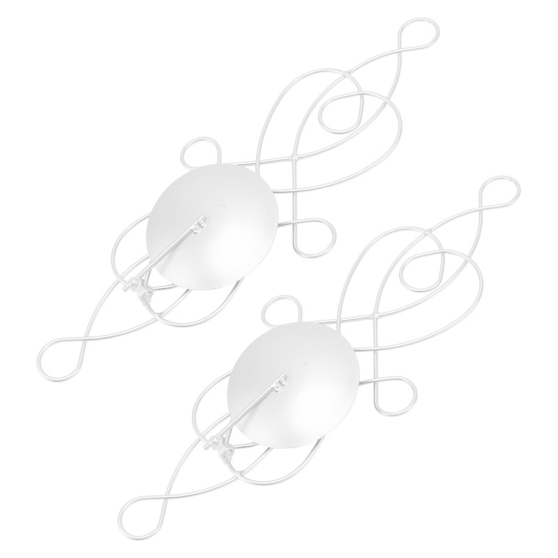 2 Sets Iron Wall Candle Sconce Holder Foldable Deformation Resistance