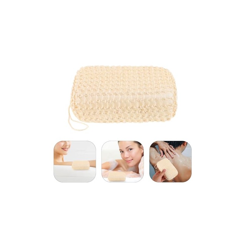 BETOOKY Esponja Exfoliante Corporal de Sisal para Ducha