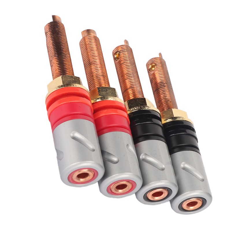 4pc Speaker Banana Plugs Connector Professional 4mm Pure Copper Heavy