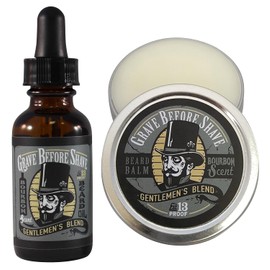 GRAVE BEFORE SHAVE Gentlemen's Blend Beard Pack (Bourbon Scent)