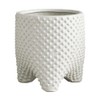47th & Main Textured Dots Ceramic Tripod Footed Home Decor