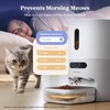 PAWSYNC Automatic Cat Feeder,WiFi Smart Scale Tracks Pet's Food Intake,