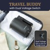 Elite Gourmet Dual Voltage 120-230V, Travel Double Wall Insulated Cool-Touch,