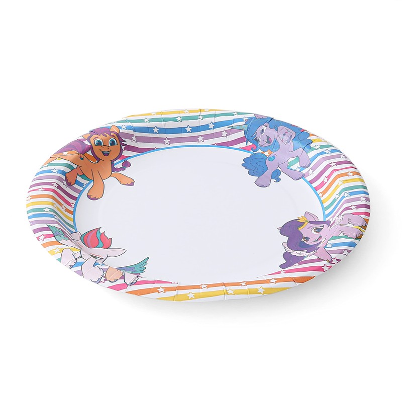 Glad MLP Pony Stripes Mesa, 10 pulgadas - 20 unidades,