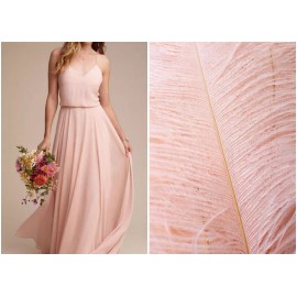 Featherparadise 12  Pieces Blush Pink Ostrich Feathers 14-16 inches (GA, USA)