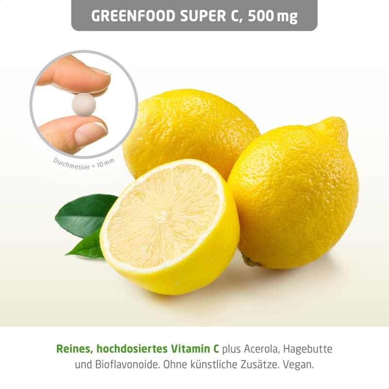 Super Vegan C – 500 mg Vitamin C, Hochdosiert Tablets