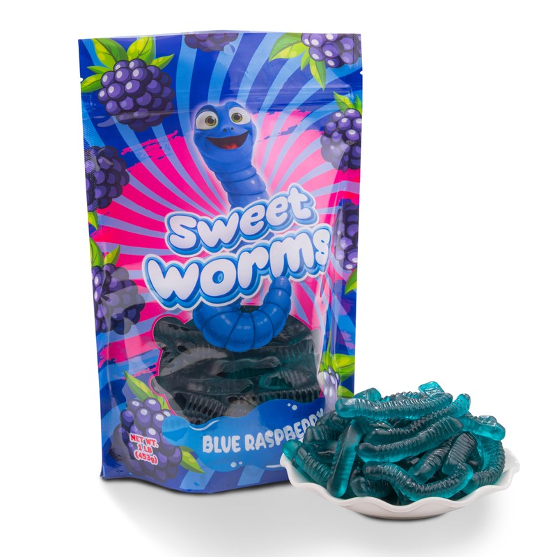 FirstChoiceCandy Sweet & Sour Gummy Worms, Multi Flavors and Solid