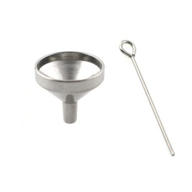 PZRT Stainless Steel Mini Funnel 1" Perfume Powder Sub Packaging Tool for Miniature Bottles, Essential Oils