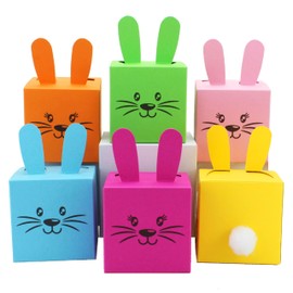 DIY Easter Bunny Boxes for DIY Crafts and Filling – A Gift from the Heart – for Easter – 6 Pink Boxes for Girls