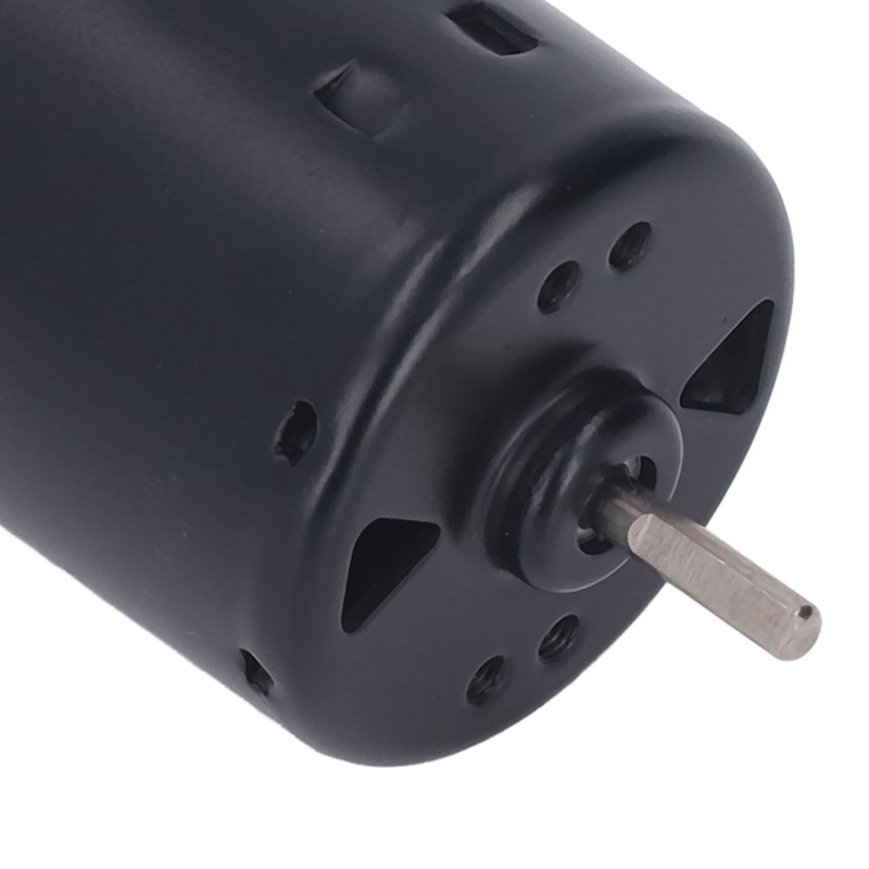 DC Brushed Motor High Torsion Black Shell Carbon Brush Convenient