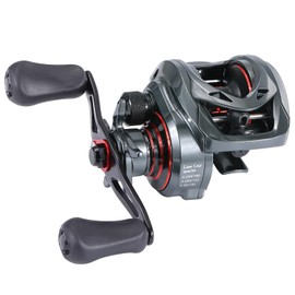 Sougayilang MAX Baitcasting Reel 8.0:1 High Speed Gear Ratio Fishing Reel 18LB Carbon Fibre Drag Baitcaster Reels with Magnetic Brake System for Saltwater Freshwater Fishing R
