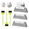 6Pcs Magic Groove Gap Cleaning Brushes Kit, Door Window Track