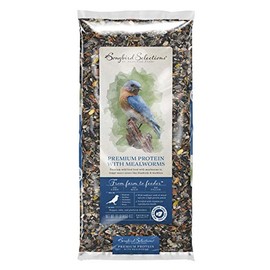 Global Harvest Foods+Songbird+Selections+Chickadee+and+Nuthatch+Wild+Bird+Food+Mealworm+10+lb.+-+Case+of%3a+1%3b