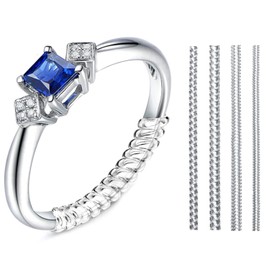 Coopache Invisible Ring Size Adjuster for Loose Rings – Ring Guard, Ring Sizer, 4 Sizes Fit Almost Any Ring. [12pcs]