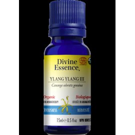 Divine Essence Ylang Ylang III Oil (Organic) - 15ml