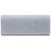 Caspar TA514 Elegant Women's Glitter Clutch Evening Bag, silver