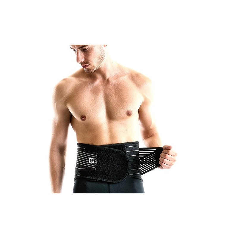 Vital Salveo-Adjustable Germanium and Charcoal Lower Back Support Relieve Back
