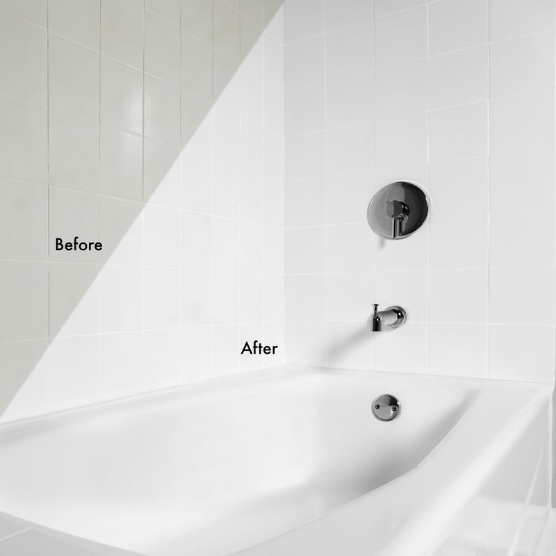 Rust-Oleum 385279 Tub And Tile Refinishing 2-Part Kit, Satin White