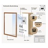 Pix FRAMES A4 Wooden Photo Frame, Frame with Acrylic Glass