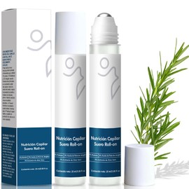 2PCS Rosemary Hair Serum Roll-On, Repara El Cabello Dañado y Suaviza El Frizz, Sérum Capilar, Hair Growth Serum, Fortalece Las Raíces Del Cabello y Promueve El Crecimiento Del Cabello