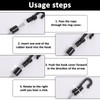 20PCS Bungee Shock Cord Hooks for 1/4 Inch Rope Terminal