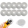 10PCS Rotary Cutter Blade, 45mm Rotary Cutter Replacement Blades Pack