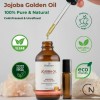 Aceite Dorado De Jojoba 100% Puro Y Prensado En Frío