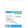 Hayes Hardcover Blank Book, White, 28 pages (14 sheets), 6"W