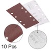 BOXONLY Hook and Loop Sanding Sheet Sander Sandpaper 8 Hole