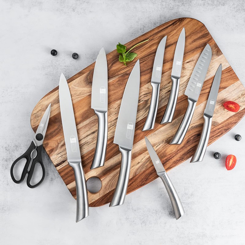 JF JAMES.F Knife Set, 17 Piece Dishwasher Safe Kitchen Knife