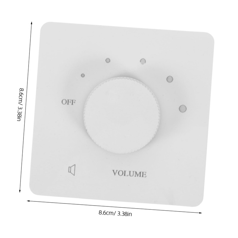 BUGUUYO Wall Audio Input Selector Volume Control Switch Adjustable Tone