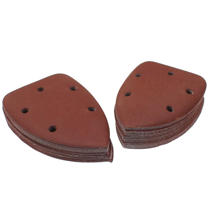 Cionyce 50 Pcs 400 Grit Mouse Detail Sander Sandpaper 5