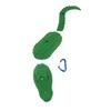 Atomik Rock Climbing Holds 3-Piece Alligator in Green, Great for